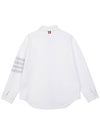 FJT247A 06772 100 Women s Overshirt Jacket - THOM BROWNE - BALAAN 2