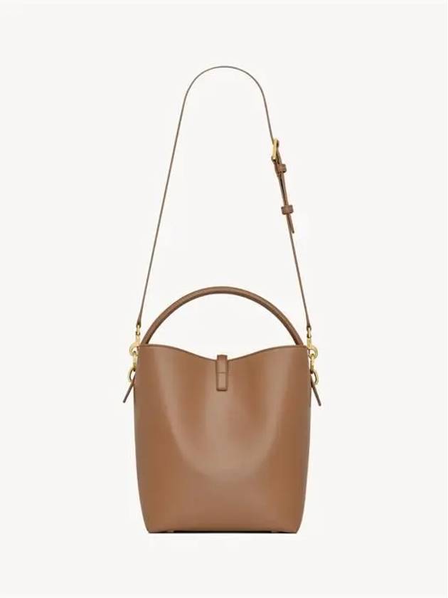 Le 37 Leather Bucket Bag Fox - SAINT LAURENT - BALAAN 7