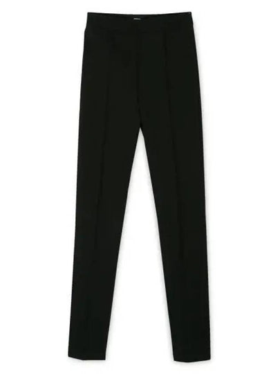 Women's Torino Side Zipper Straight Pants Nero - MAX MARA - BALAAN 2