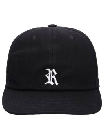 embroidered ball cap black hat - RAF SIMONS - BALAAN 1