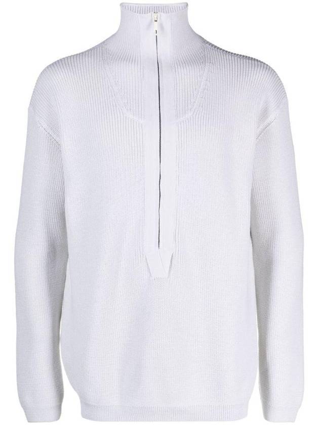 Anorak Synthesize Resurrect Poly Knit Top White - OUR LEGACY - BALAAN 1