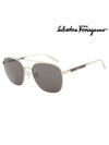 Ferragamo Sunglasses SF193SK 717 Square Metal Men Women - SALVATORE FERRAGAMO - BALAAN 3