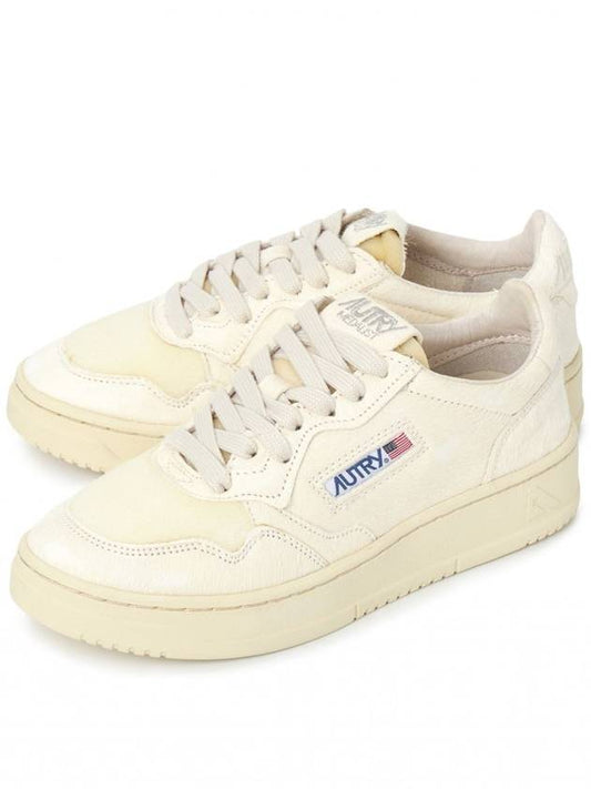 Medalist Pony Skin Low Top Sneakers White - AUTRY - BALAAN 2