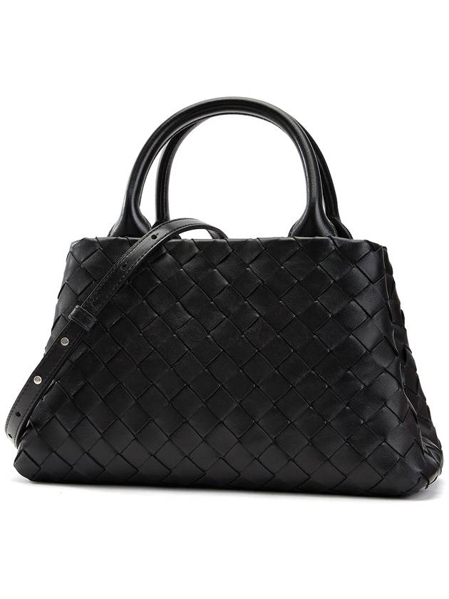 Intrecciato New Roma Tote Bag Black - BOTTEGA VENETA - BALAAN 3