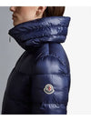 Douro Logo Patch Short Down Padding Blue - MONCLER - BALAAN 4