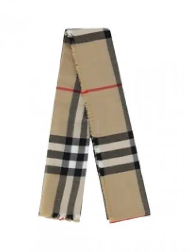 Vintage Check Wool Scarf Archive Beige - BURBERRY - BALAAN 2