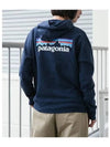 Kids 63045 PONN P6 logo hoodie navy - PATAGONIA - BALAAN 6