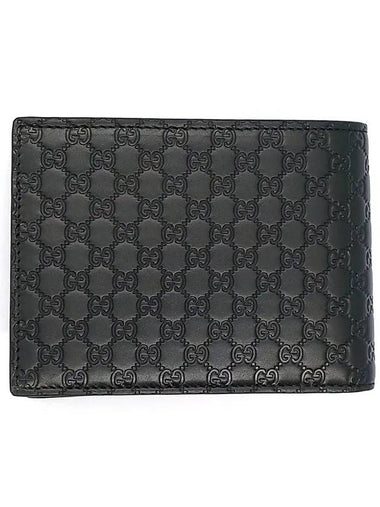 Microssima Half Wallet Black - GUCCI - BALAAN 1