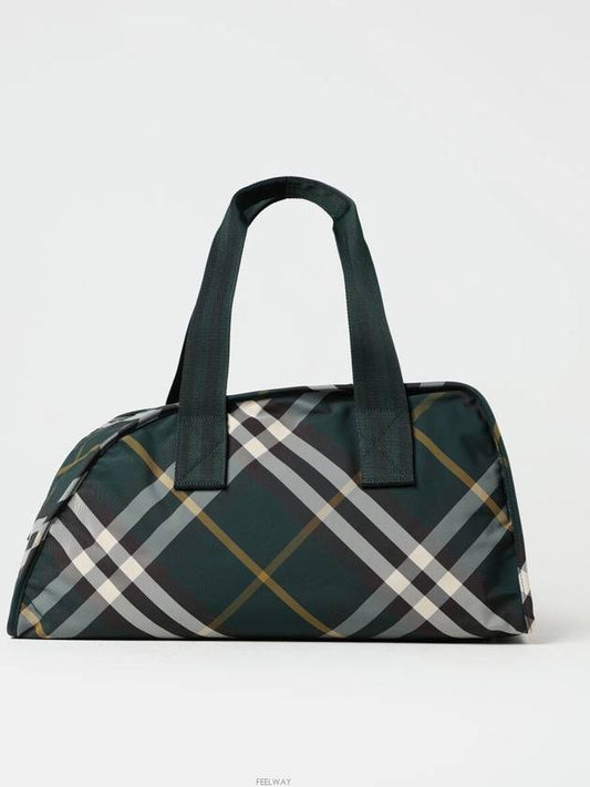 Shield Check Pattern Medium Duffel Bag 8080605 - BURBERRY - BALAAN 2