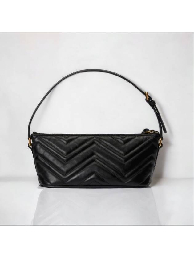 GG Marmont Shoulder Bag Black - GUCCI - BALAAN 4