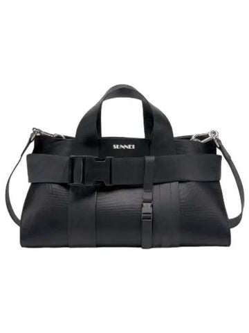 Parallepipedo Messenger Bag Black Crossbody - SUNNEI - BALAAN 1