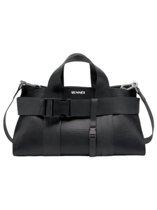 Parallepipedo Messenger Bag Black Crossbody - SUNNEI - BALAAN 1