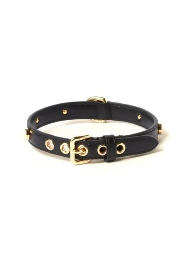 Leather Pet Collar Black - MIU MIU - BALAAN 2