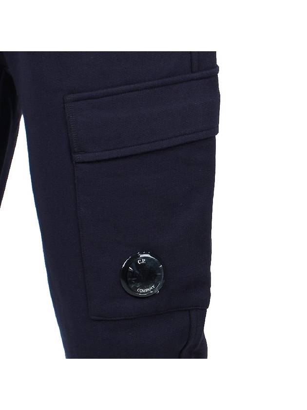 Diagonal Raised Fleece Cargo Track Pants Navy - CP COMPANY - BALAAN 6