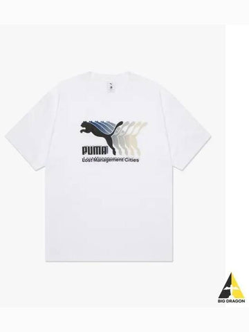 LMC Motion Short Sleeve T Shirt White - PUMA - BALAAN 1