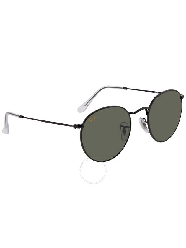 Ray Ban Round Metal Legend Gold Green Classic G-15 Unisex Sunglasses RB3447 919931 50 - RAY-BAN - BALAAN 2