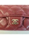 Classic Tiktok Burgundy Caviar Gold Logo Ktoktok AP0214 - CHANEL - BALAAN 3