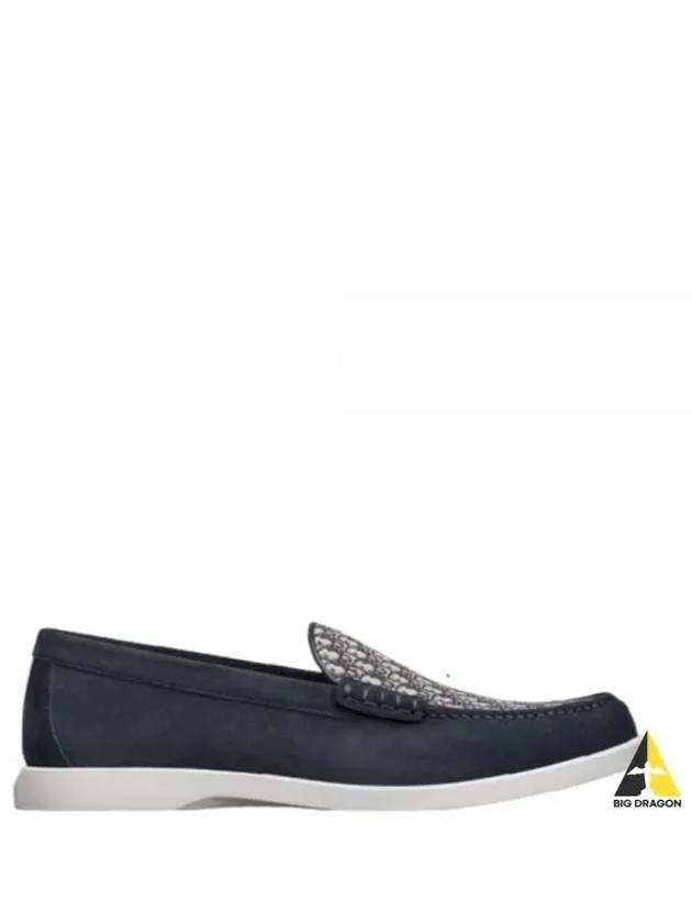 Granville Suede Loafers Blue Beige - DIOR - BALAAN 2