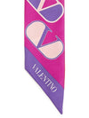 Exclusive special price limited to 30 pieces V logo signature women s scarf E6017KBS UWT - VALENTINO - BALAAN 5