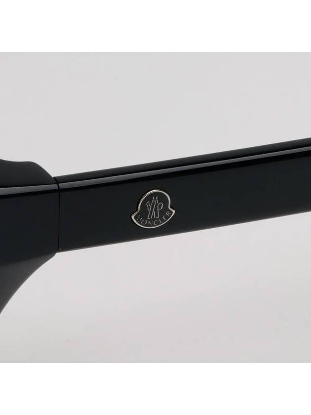 Glasses frame ML5158D 001 square black horn rim Asian fit - MONCLER - BALAAN 5