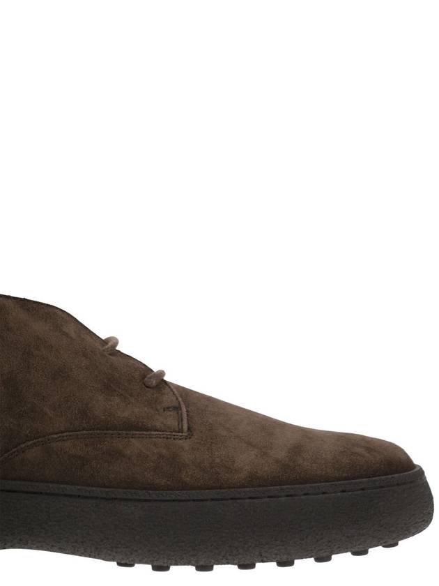 Suede leather ankle boots - TOD'S - BALAAN 6