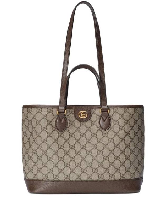 Ophidia GG Mini Tote Bag Beige Ebony - GUCCI - BALAAN 1