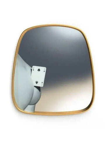 TP Mirror Wood Frame Two of Spades 54x59 - SELETTI - BALAAN 1