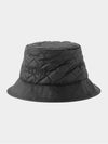 Women s Quilted Logo Bucket Hat Bungeoji Black 2AUB0495M G263 - CELINE - BALAAN 2