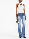 Distressed Flare Jeans Blue - DSQUARED2 - BALAAN 6