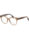 Glasses frame BE2356 3992 round transparent horn rim brown JACQUELINE - BURBERRY - BALAAN 7