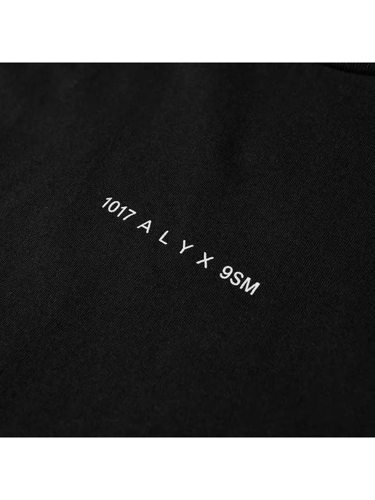 Alix Men's Collection Logo Printing Round Black Short Sleeve AAUTS0260 FA01 001 - 1017 ALYX 9SM - BALAAN 2