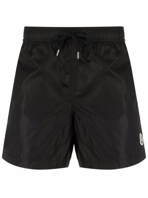 Logo Swim Shorts Black - MONCLER - BALAAN 1