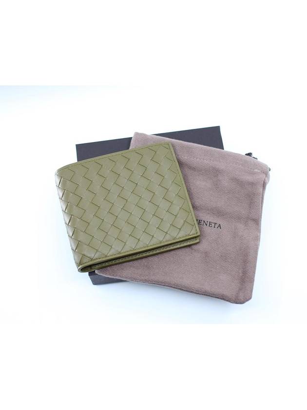 Intrecciato Half Wallet Green - BOTTEGA VENETA - BALAAN 7