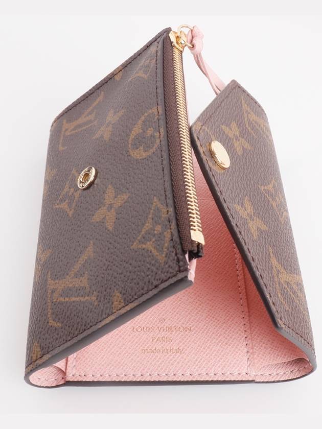 Victorine Monogram Half Wallet Rose Ballerine - LOUIS VUITTON - BALAAN 6