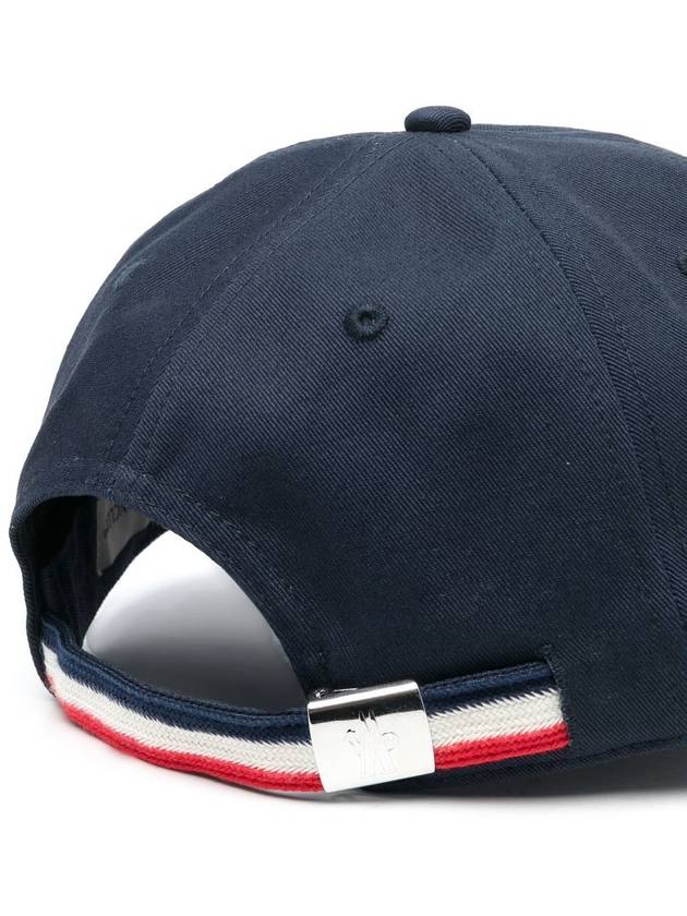 Gabardine Ball Cap Blue - MONCLER - BALAAN 4