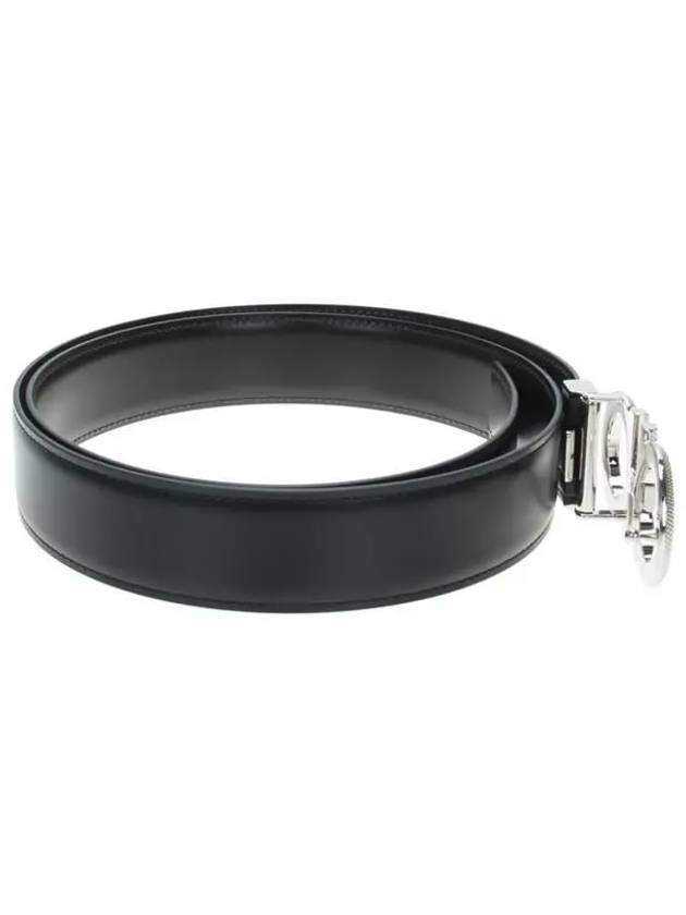 Gancini Reversible Belt Black Brown - SALVATORE FERRAGAMO - BALAAN 4