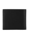 Metal Logo Grain Leather Half Wallet - GIVENCHY - BALAAN 3