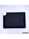 Classic Gold Hardware Caviar Large Calfskin Clutch Bag Black - CHANEL - BALAAN 4