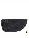 Shield Leather Coin Purse Black - BURBERRY - BALAAN 2