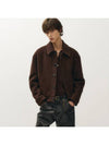 Alpaca Boucle Overfit Blouson Brown - NOIRER - BALAAN 2