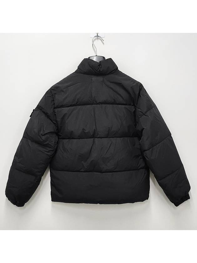 Kids Waffen Patch Crinkle Wraps Down Padded Jacket 6 8 Black 791640823 V0029 - STONE ISLAND - BALAAN 3