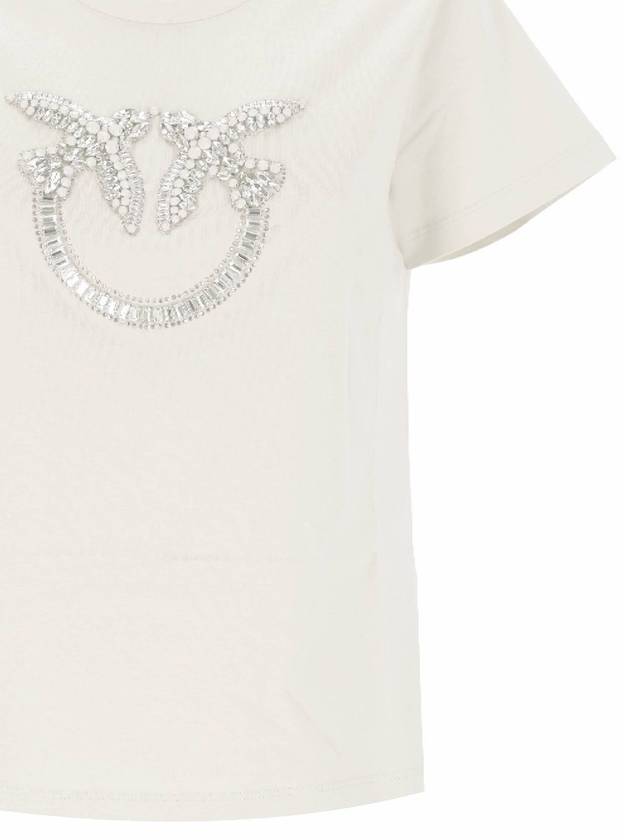 Pinko White Cotton T-Shirt - PINKO - BALAAN 2