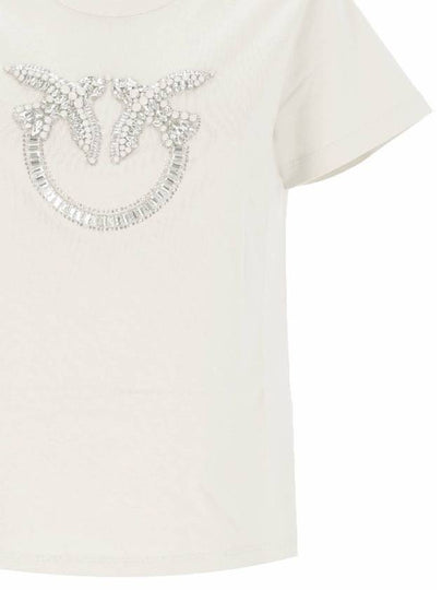 Pinko White Cotton T-Shirt - PINKO - BALAAN 2