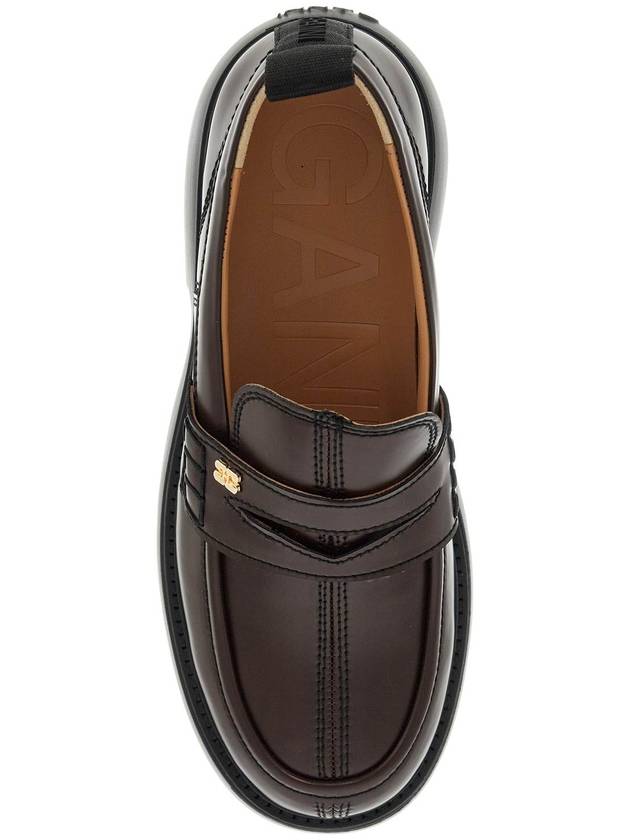 Everyday Patent Loafers Brown - GANNI - BALAAN 3