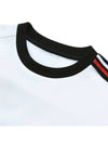 Golf Wear Brushed Round Neck Golf T-shirt WB21FAWT04WH White - WHITEBALL - BALAAN 4