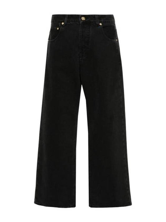 Denim Straight Pants 241DE0381515990 BLACK BLACK - JACQUEMUS - BALAAN 1