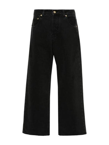 Le De Nimes Large Straight Jeans Black - JACQUEMUS - BALAAN 1