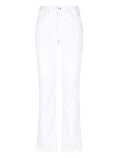 Denim Straight Pants PA0047FA A1H23I20WH WHITE - ISABEL MARANT - BALAAN 1