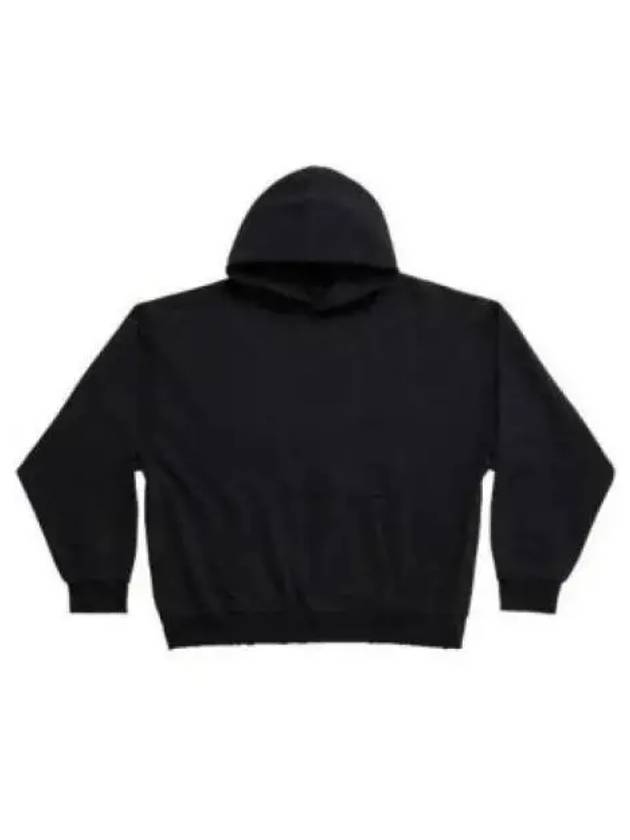 Medium Fit Hoodie Black - BALENCIAGA - BALAAN 2