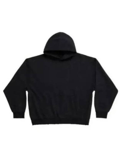 Medium Fit Hoodie Black - BALENCIAGA - BALAAN 2